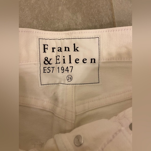 Frank & Eileen Monaghan Mom Jeans White Size 24 - Picture 7 of 9